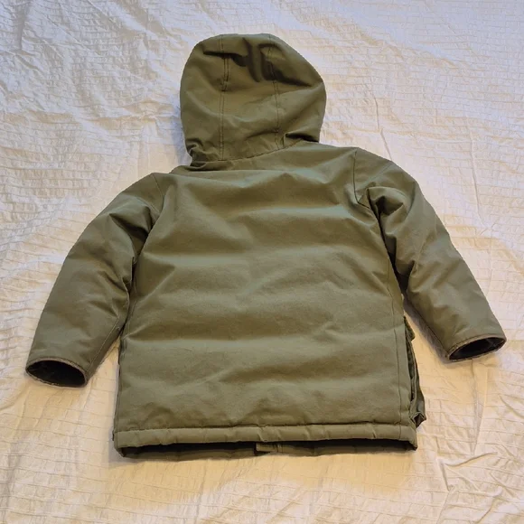 GAP Olive Parka with Faux Fur Trim - Picture 15 of 15